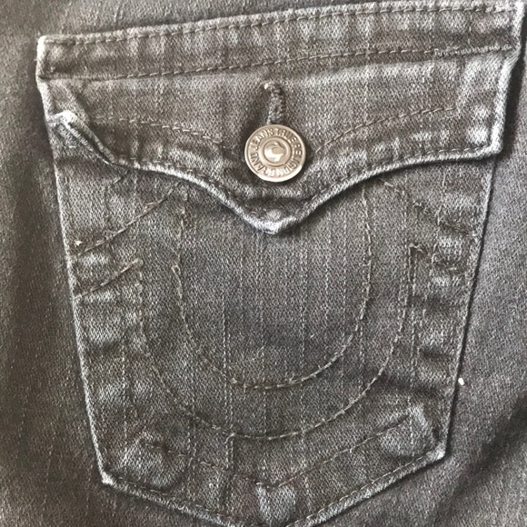 True Religion dark black skinny jeans - Picture 5 of 5